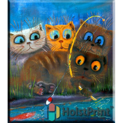"Смешные коты", картина, , 168.00 грн., DEE777007, , Детские картины