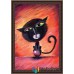 Картина "Черный кот"