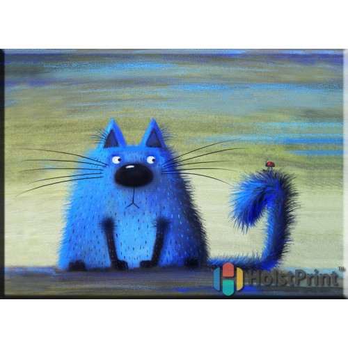 Голубой кот, , 168.00 грн., DEE777049, , Детские картины