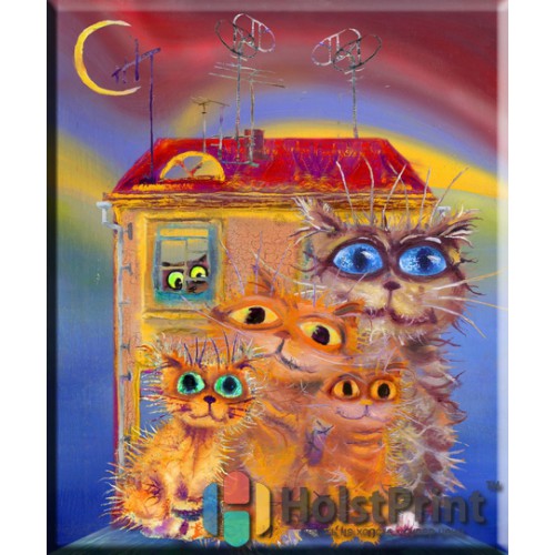 Картинки котиков, , 168.00 грн., DEE777055, , Детские картины