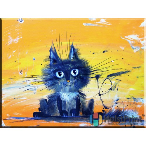 Черный котенок, , 168.00 грн., DEE777058, , Детские картины