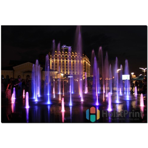 Киев фонтаны, , 128.00 грн., KYE777026, , Фотокартины Киева