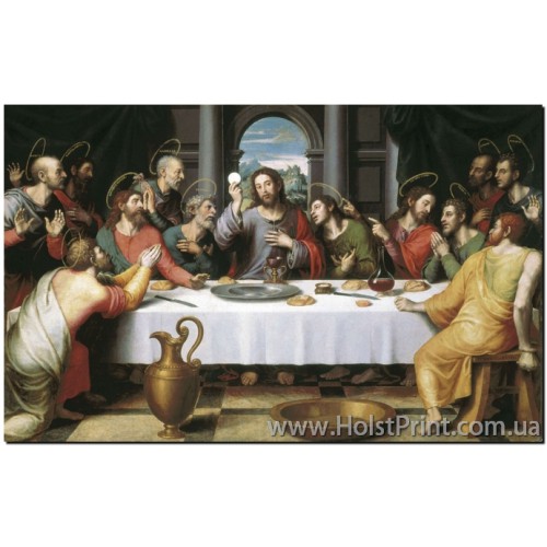Тайная вечеря, Леонардо да Винчи, ART: KLA888012, , 168.00 грн., KLA888012, , Известные картины (Классика)