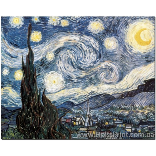 Ван Гог, звездная ночь, репродукции картины, ART: KLA888018
