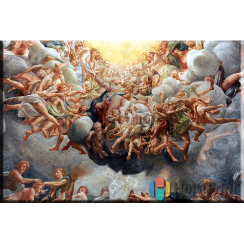Корреджо, "Вознесение Богоматери", , 168.00 грн., KSK777007, , Известные картины (Классика)