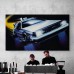 Картина на холсте DeLorean DMC Назад в будущее