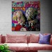 Картина на холсте Рене Магритт - Влюбленные Поп-Арт