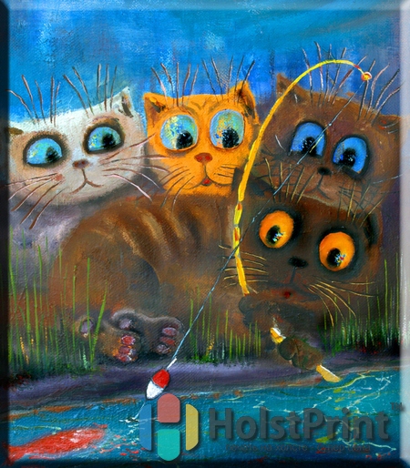 "Смешные коты", картина