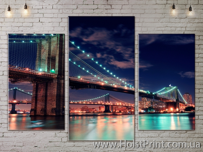 Модульные картины, Бруклинский мост, ART. SITY778011