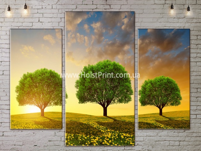 Модульные картины, Три дерева, ART. NATA777099